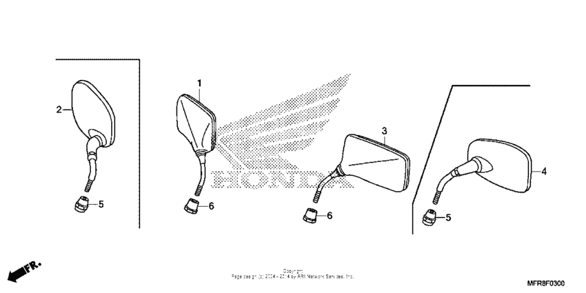 VT1300CS Зеркало