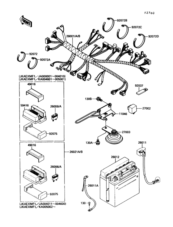 Chassis electrical equipment(1/2)