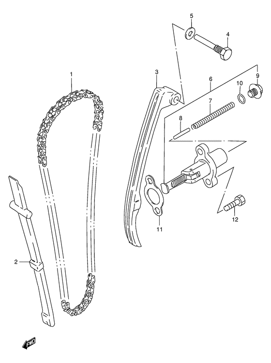 DF200 Держатель направляющей