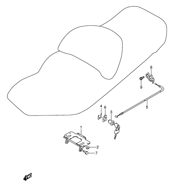 Seat support bracket