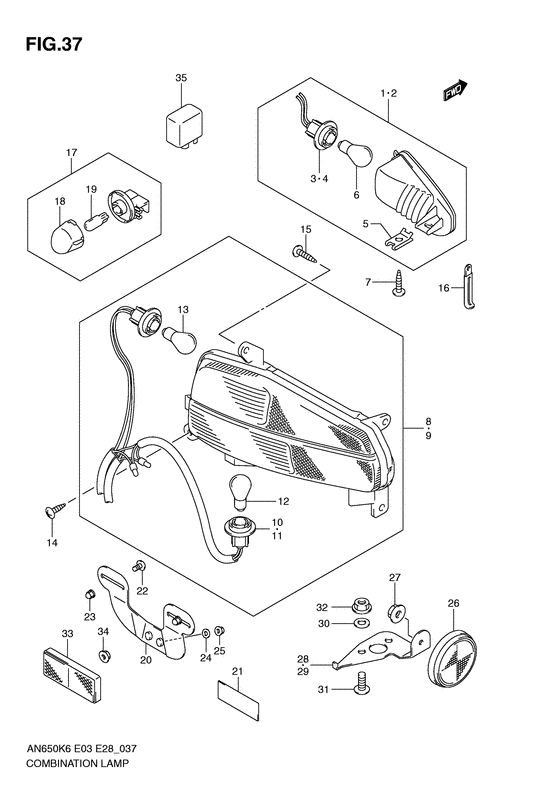 Combination lamp