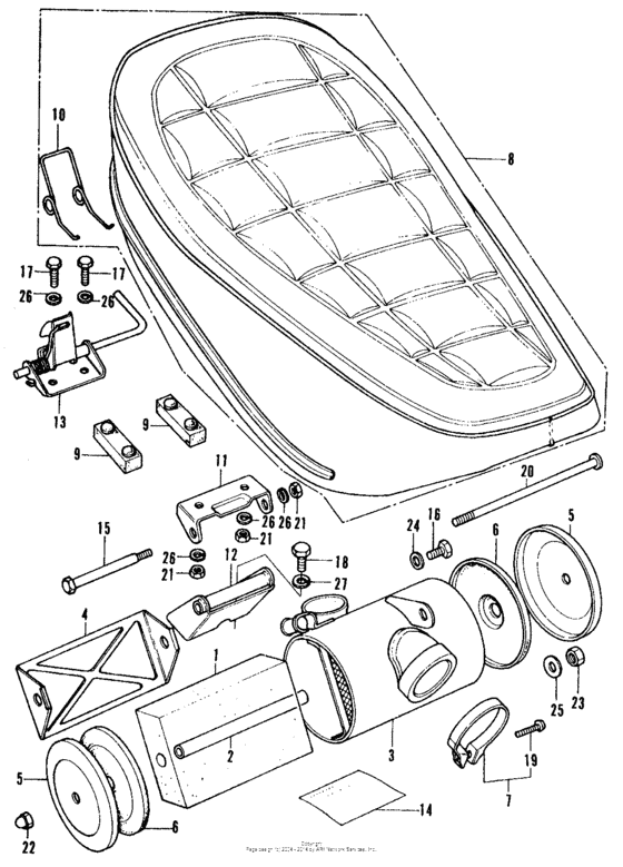 Seat + air cleaner