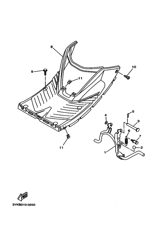 YG50Z ｽﾀﾝﾄﾞ. ﾌｰﾄﾚｽﾄ