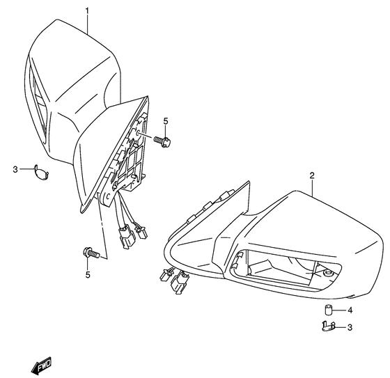 AN650 Зеркало