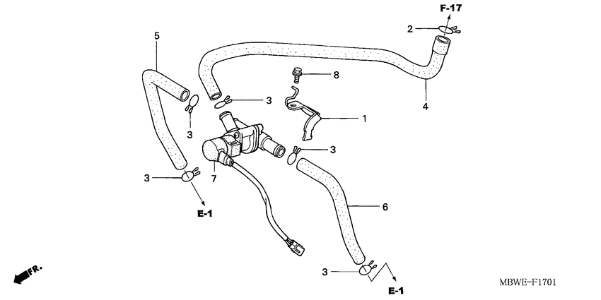  Воздушный регулирующий клапан