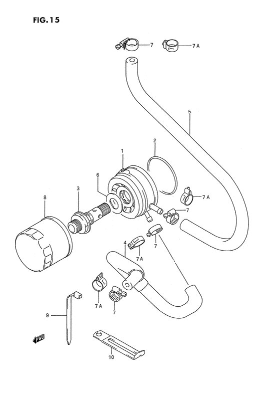 Oil cooler - oil filter