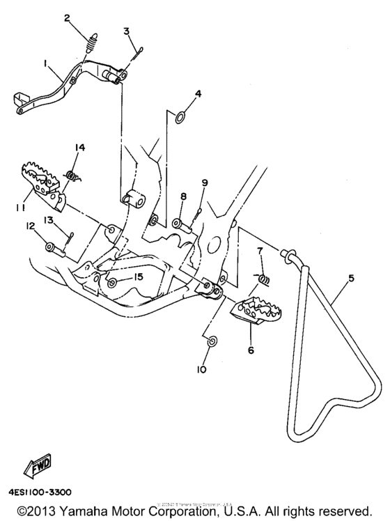 Stand - footrest