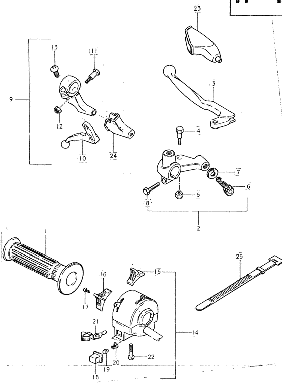 Left handle switch