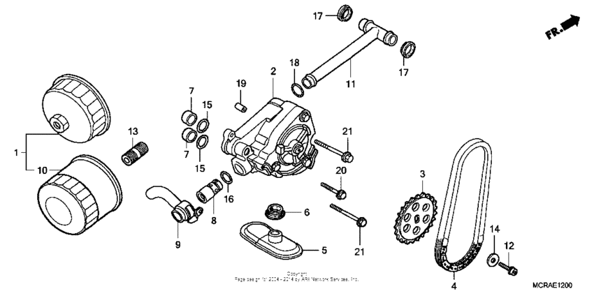 Oil filter + oil pump
