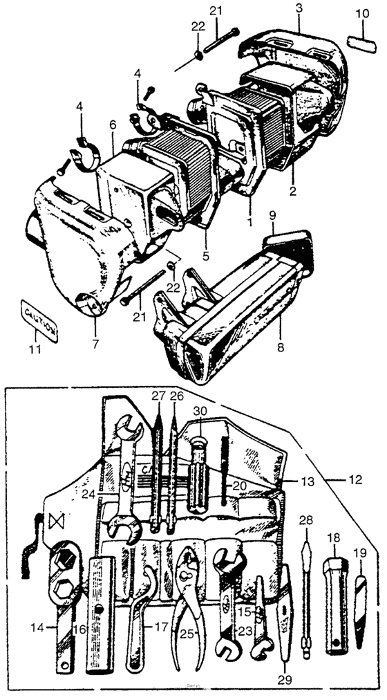 Air cleaner + tool