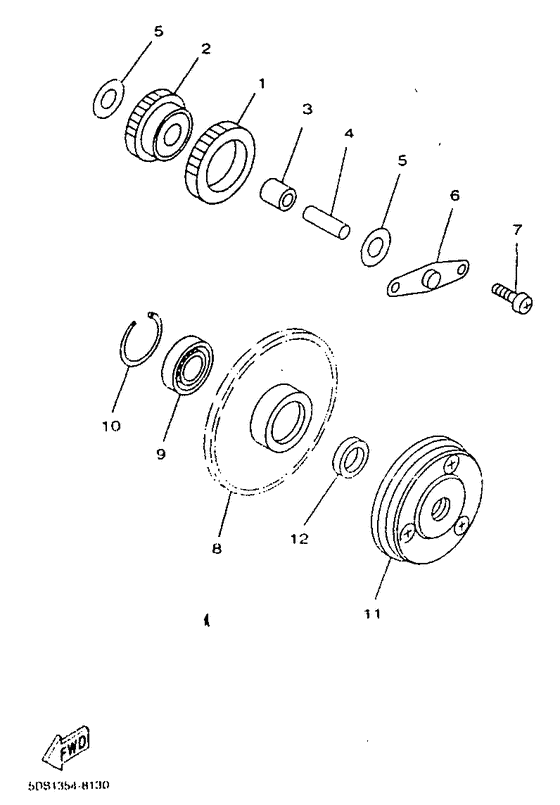 YP125 Стартер