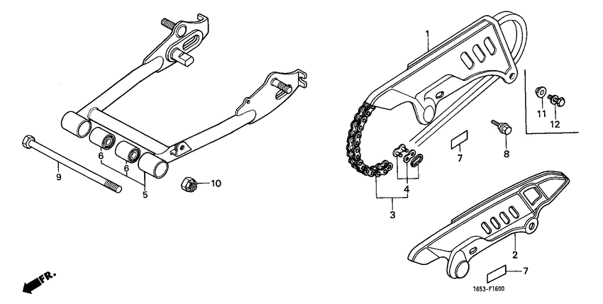Swingarm/chain case