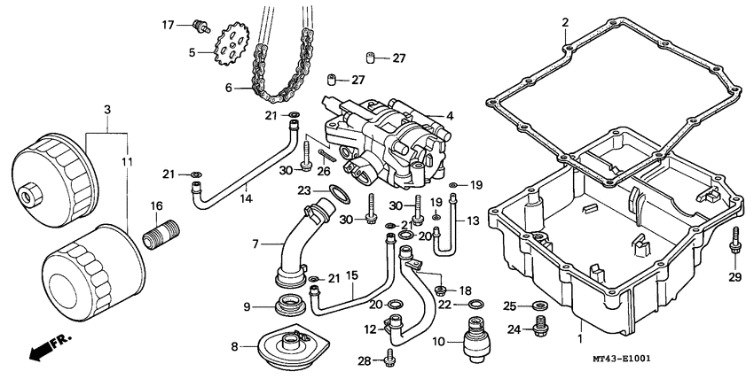 Oil filter/oil pump