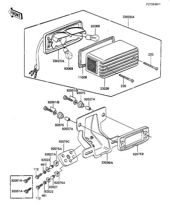 Taillight unit ass`y