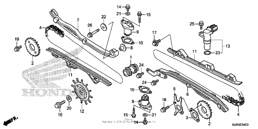 GL1800C Cam chain + tensioner