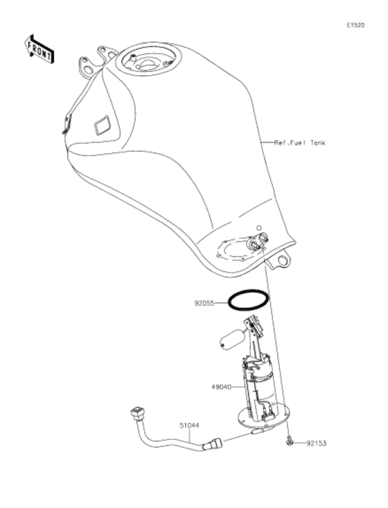 EX400 Топливный насос