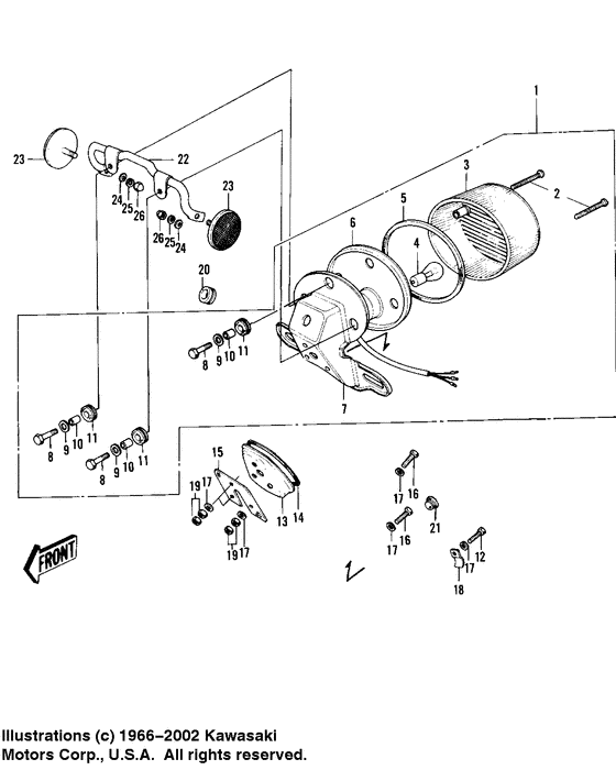 Taillight unit ass`y
