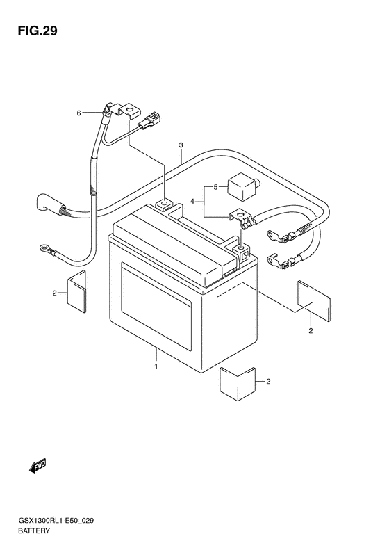 GSX1300R Аккумулятор