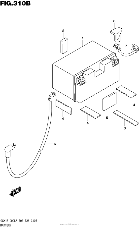 Battery (Gsx-R1000L7 E28)