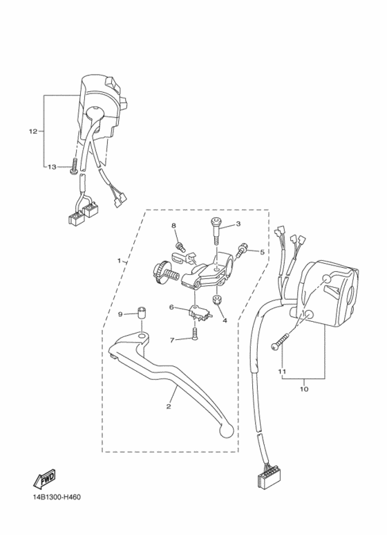 Handle switch & lever