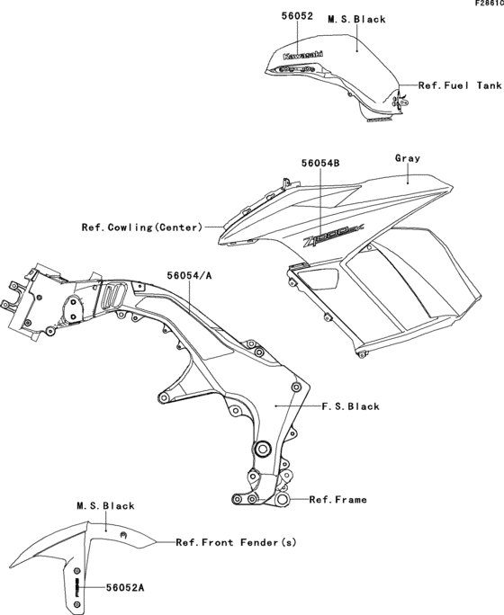 ZX1000 Decals(black)(hcf)