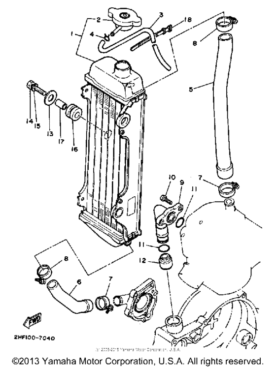Radiator - hose
