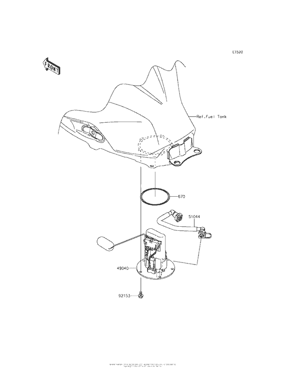 EX300 Топливный насос