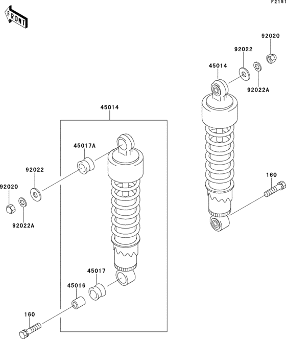 EL250 Подвеска  /  амортизатор