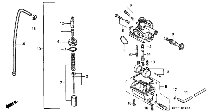 Carburetor assy