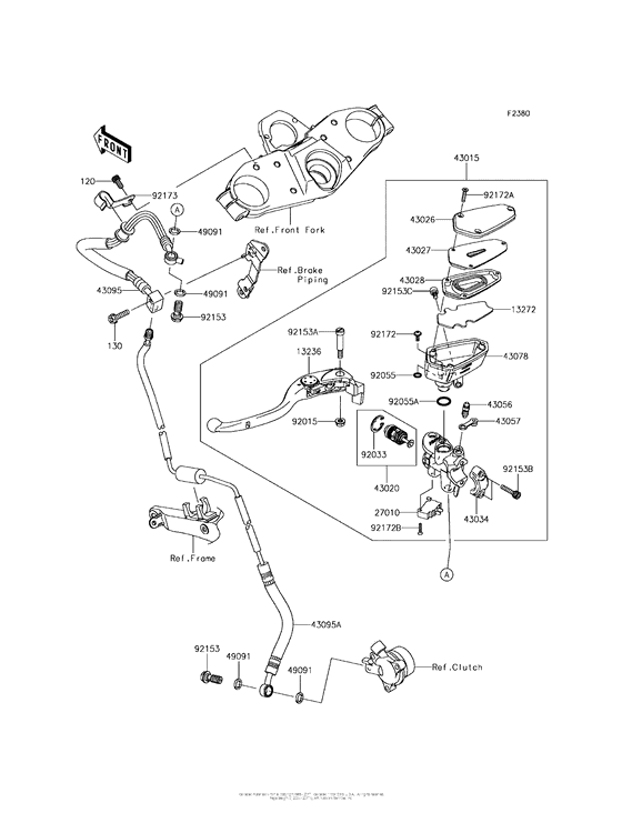 ZG1400 Цилиндр сцепления