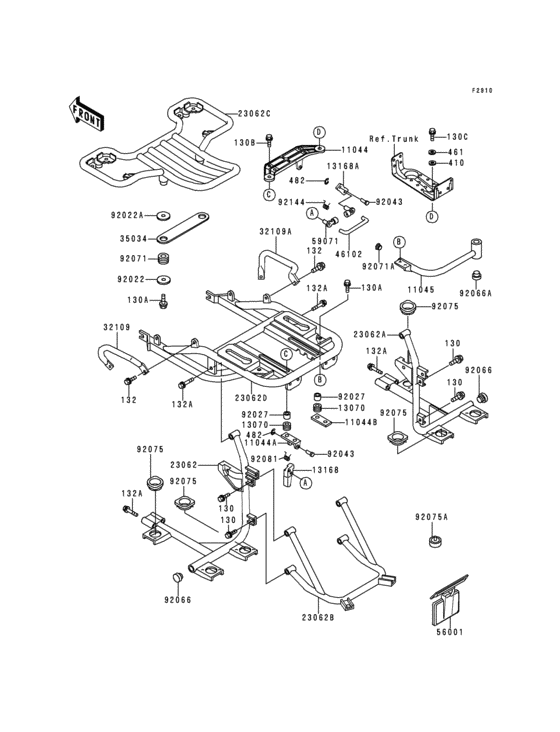 Accessory(trunk bracket)