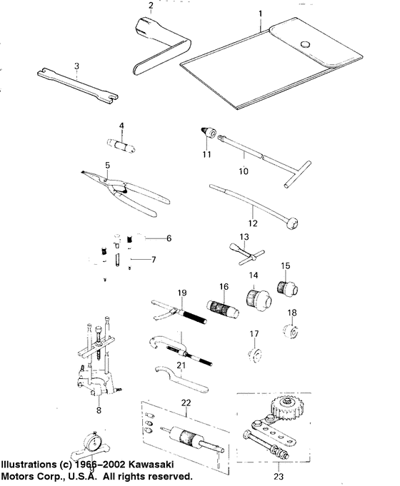 Owner tools/special service tools