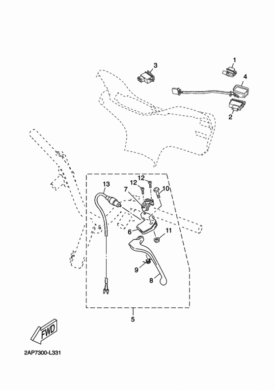 Handle switch & lever