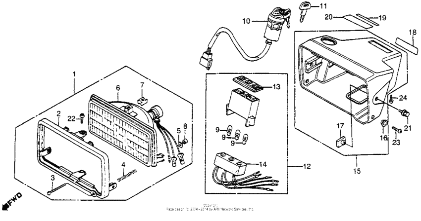 Headlight + headlight case