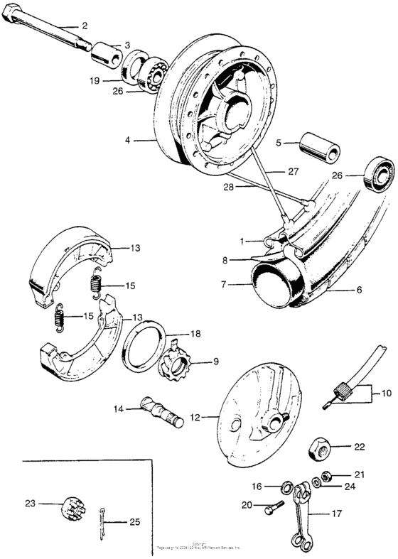 Ca175 front wheel