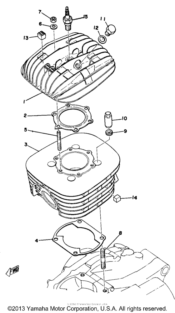 Cylinder head - cylinder