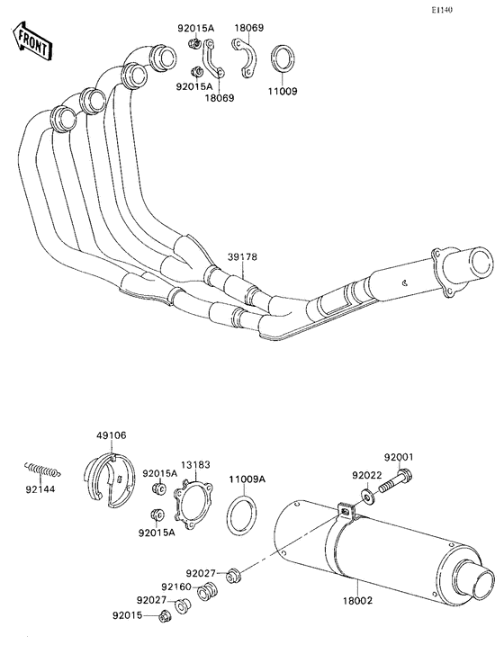 Muffler comp