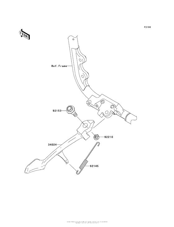 VN2000 Подножка