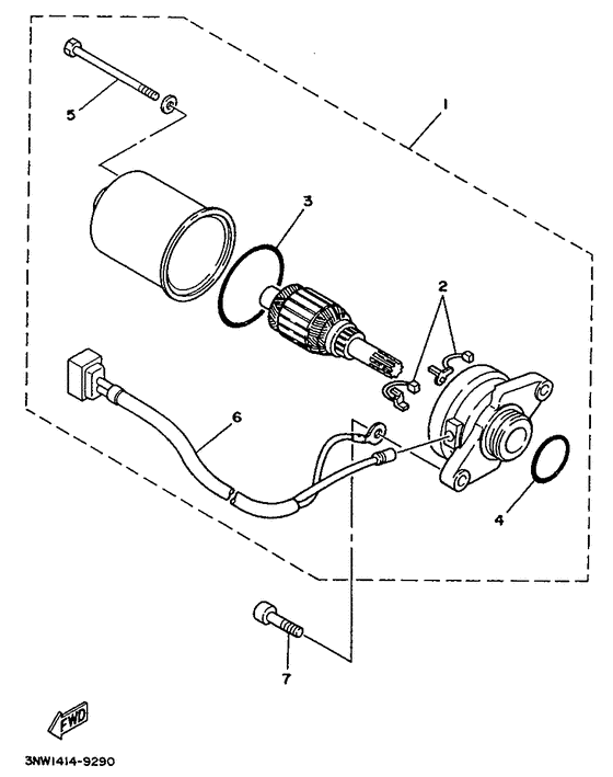 YA50TA Стартер