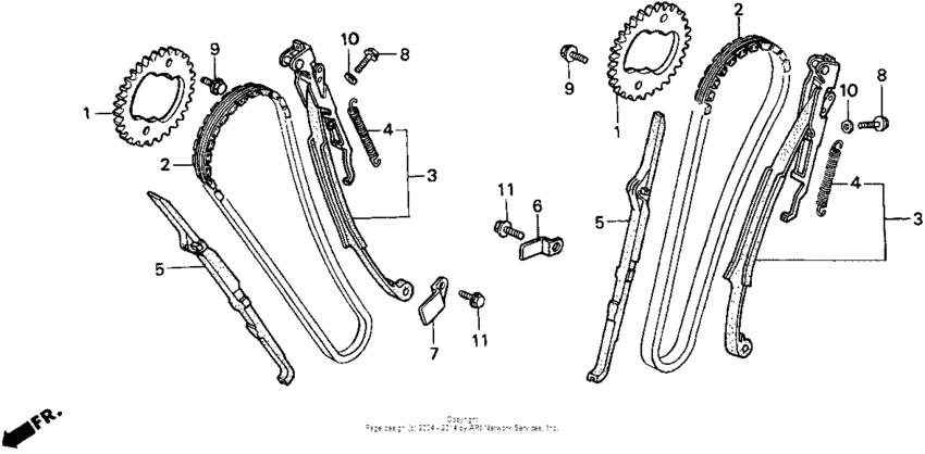 VT600CD2 Цепь ГРМ