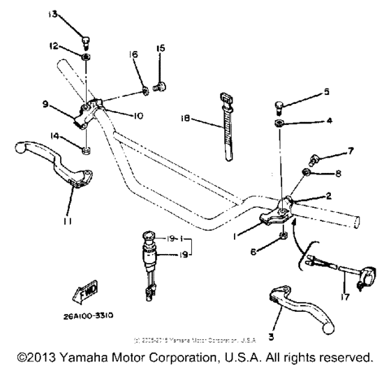 Handle switch - lever