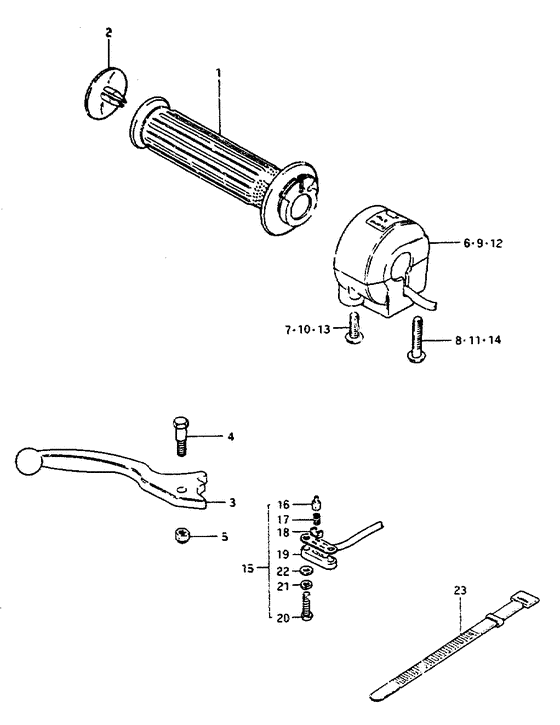 Right handle switch