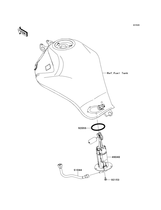 ER650 Топливный насос