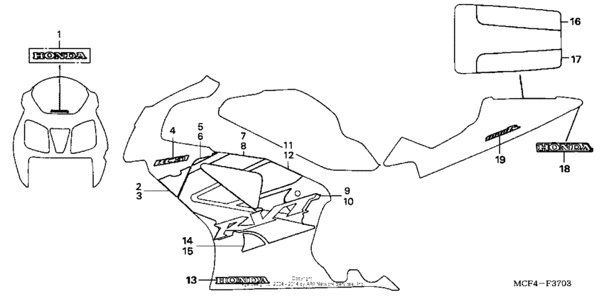 RVT1000R Mark + stripe ('05)