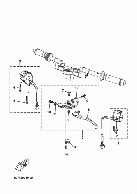 Handle switch & lever