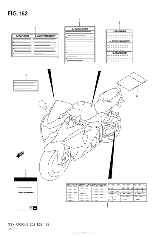 Label (Gsx-R1000L3 E28)