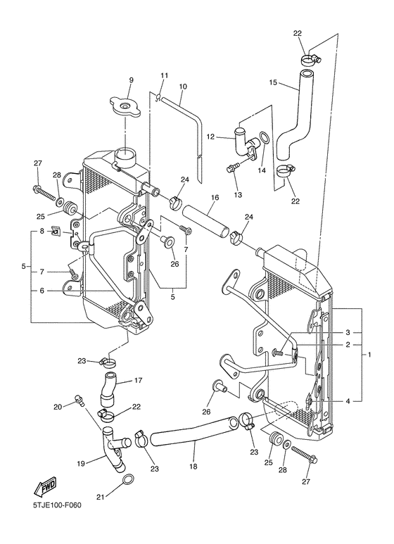 Radiator & hose