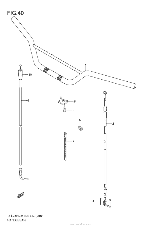  Handlebar (Dr-Z125L E33)