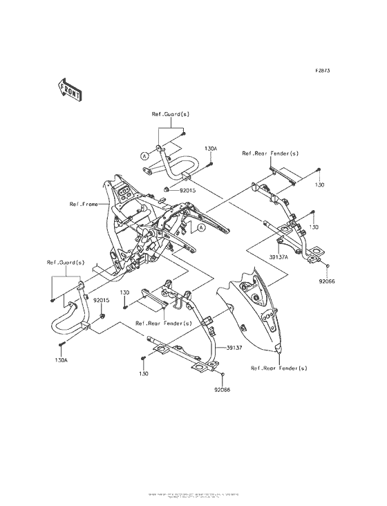 VN1700 Saddlebags (Side Bag Bracket)