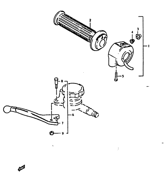 Rh handle switch